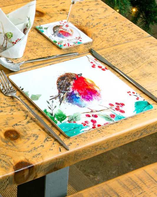 4 Robin Dining Placemats