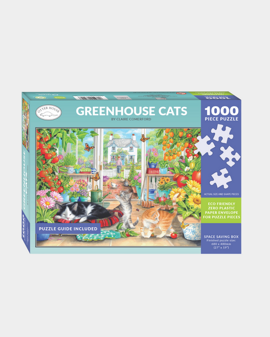 Greenhouse Cats Jigsaw (1000pc)
