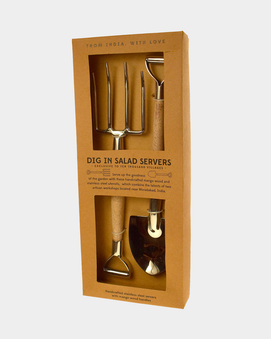 Garden Fork and Spade Salad Servers