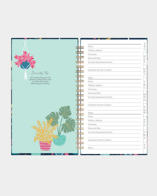Happy Plants Password Book