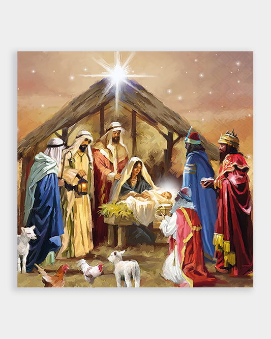 Nativity Scene Napkins