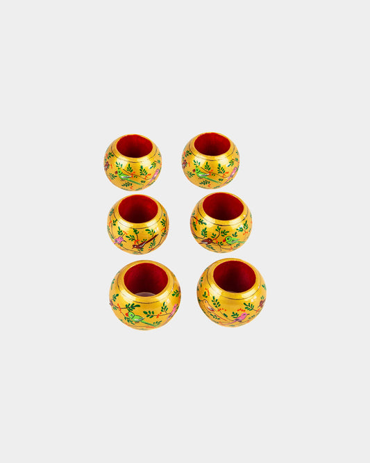 6 Tree of Life Napkin Rings