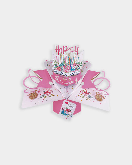 Birthday Cake Pop-Up Card