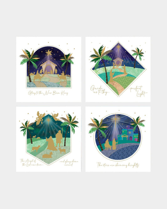 20 Festive Carols Christmas Cards