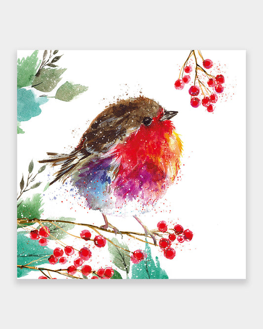 10 Joyful Robin Christmas Cards