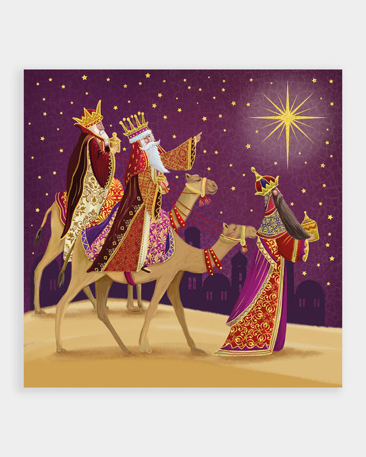 10 Gold, Frankincense & Myrrh Christmas Cards