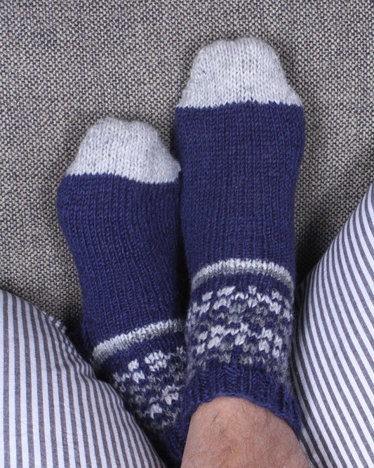 Mens Rosslare Sofa Socks Navy