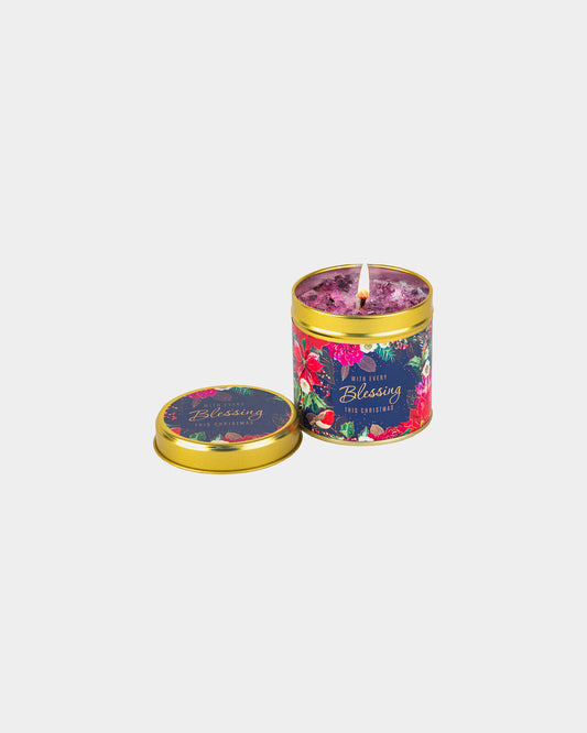 Blessings at Christmas Candle Tin
