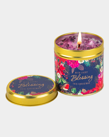 Blessings at Christmas Candle Tin