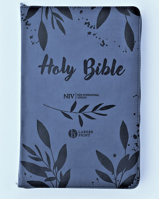 NIV Larger Print Bible with Zip