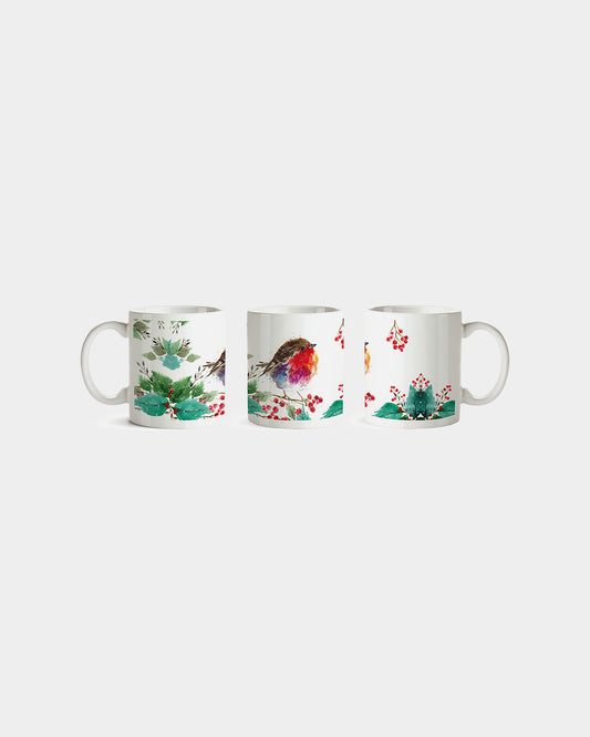 Joyful Robin Mug & Coaster Set