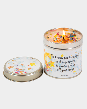 Angel Candle Tin