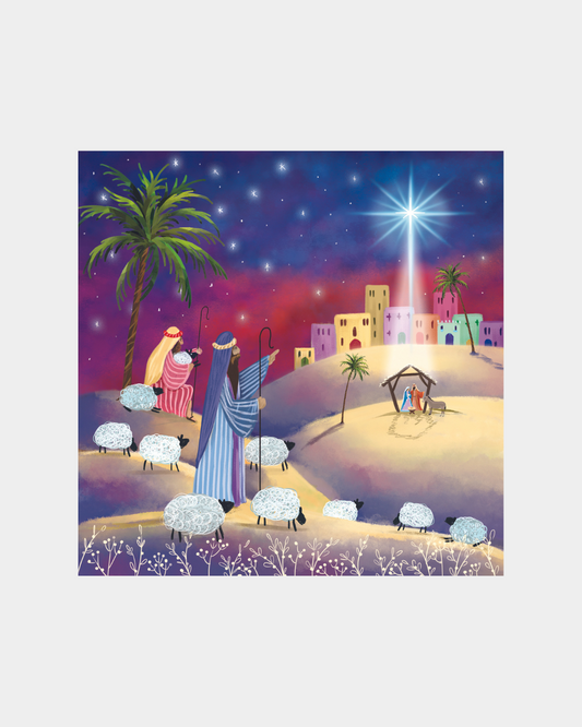 10 Shepherds Christmas Cards