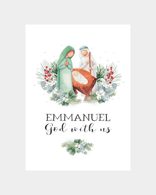 10 Emmanuel Christmas Cards