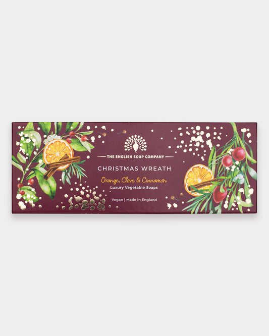 Christmas Wreath - Triple Soap Gift Box