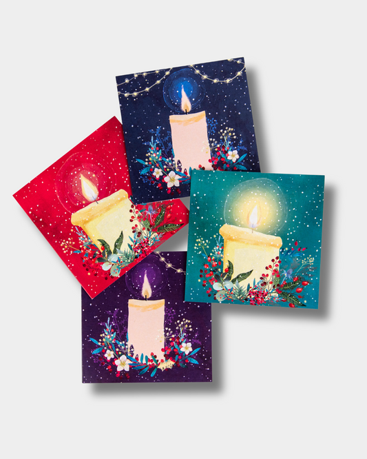 20 Four Candles Collection Christmas Cards