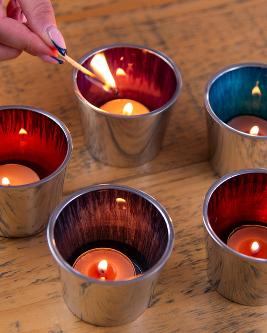 5 Tea Light Holders