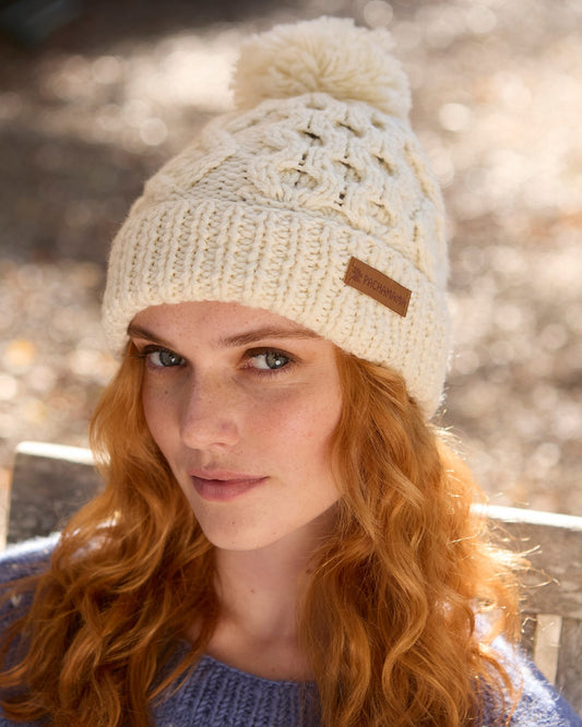 Enniskerry Bobble Beanie Cream