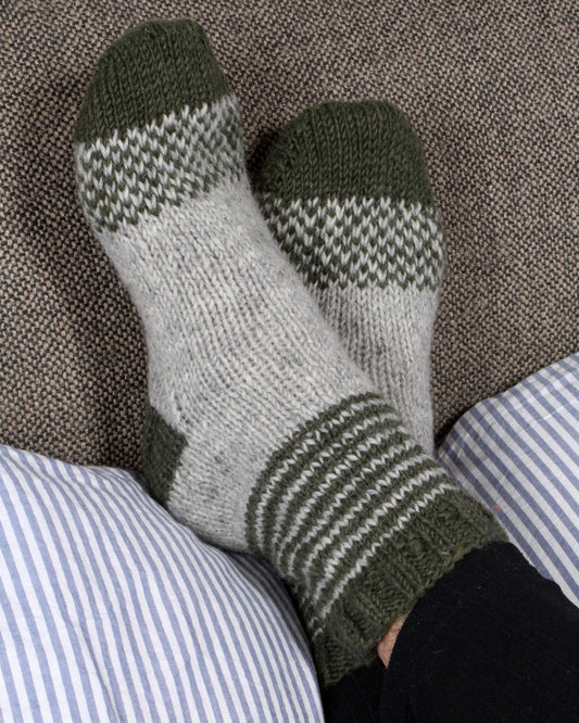 Aberdovey Sofa Socks Moss
