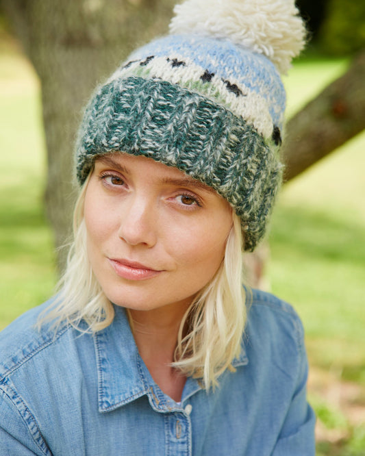 Hazy Sheep Bobble Beanie