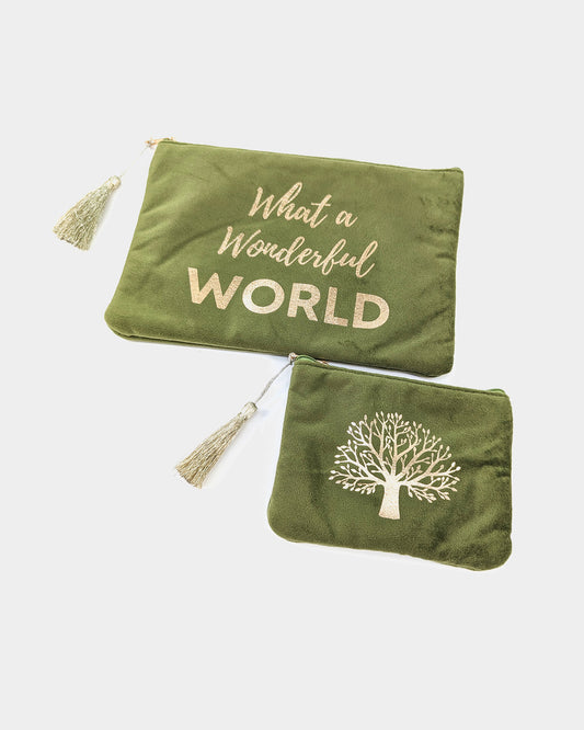 Wonderful World Set of 2 Purses