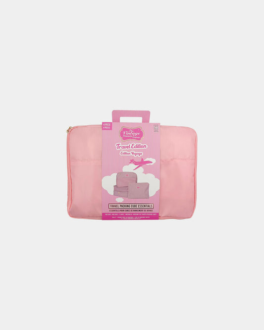 Vintage 4Pc Travel Packing Cubes