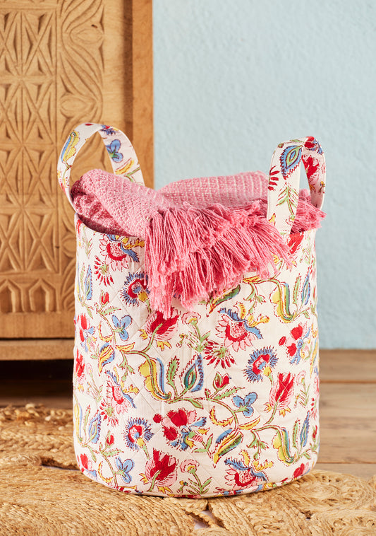 Shvanthi Block Print Storage Laundry Bag