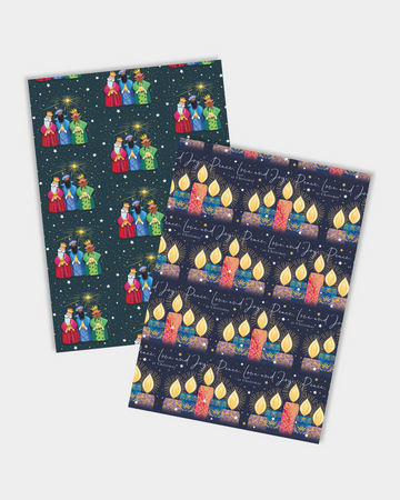 Kings & Candles Gift Wrap Duo