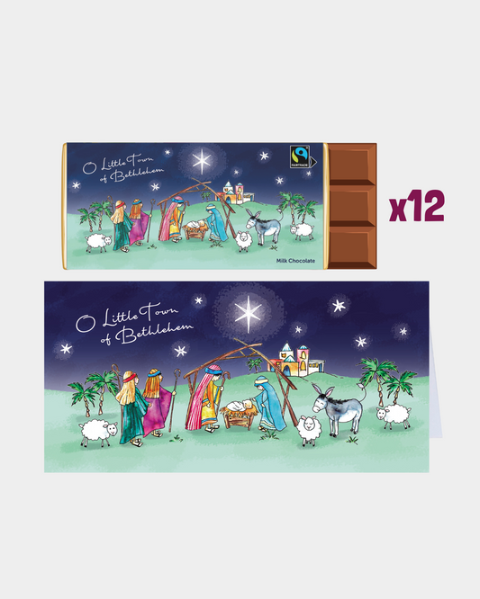 12 O' Little Town Chocolate Bar & Free Pack of Cards