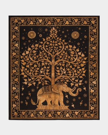 Elephant & Tree Throw-Stone