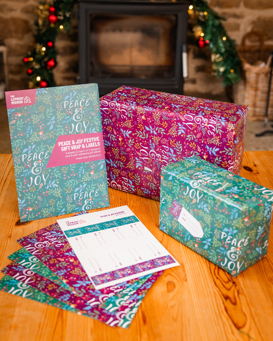 Peace & Joy Festive Gift Wrap