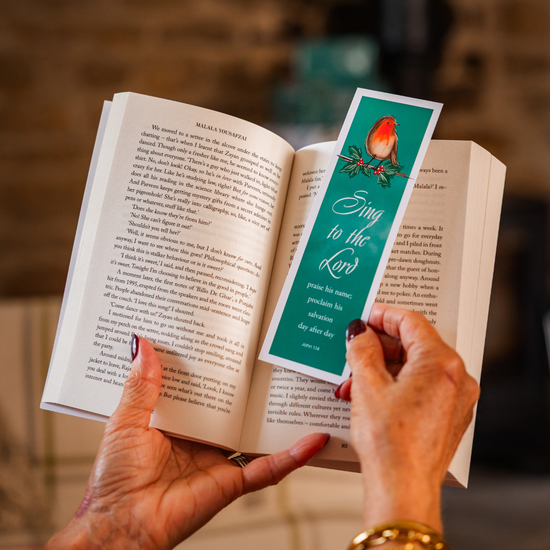 Assorted Christmas bookmark designs, pack of 12