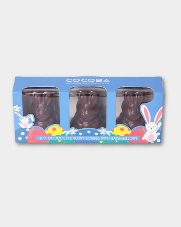 3 Easter Bunny Chocolate Bombes