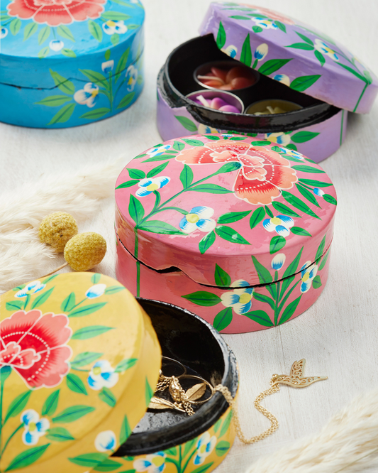 Chrysanthemum Trinket Box