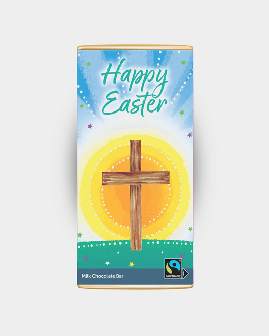 12 Easter Cross Choc Bars & FREE Pack of cards