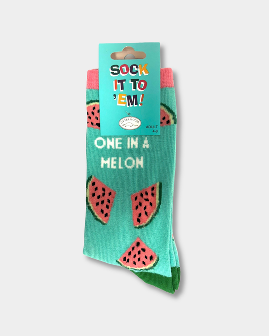 One In A Melon Socks