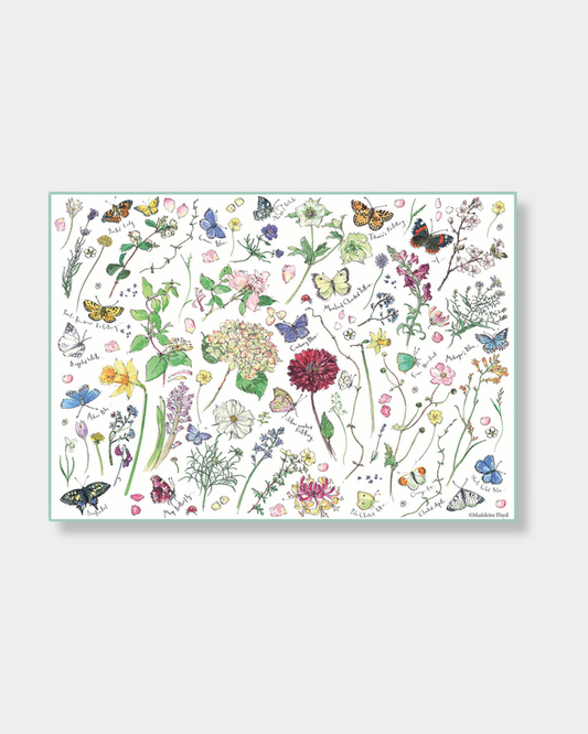 Flowers & Butterflies Puzzle