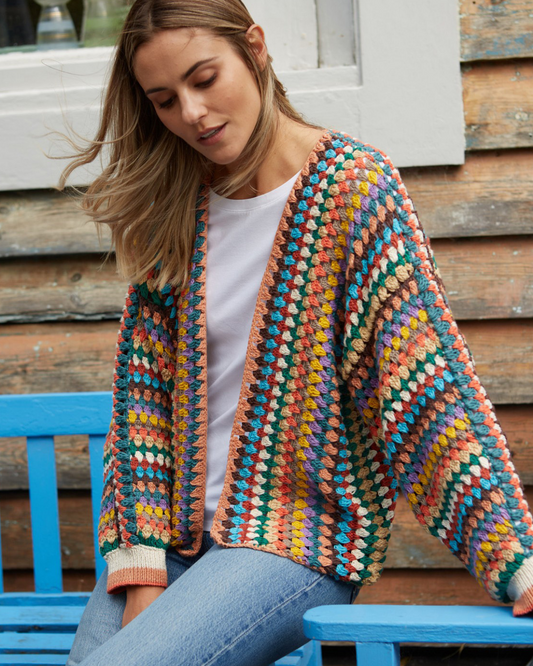 Yucatan Cotton cardigan Large