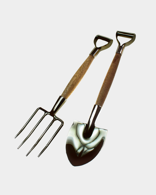 Garden Fork and Spade Salad Servers