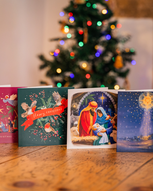 50 Christmas Card Assortment With Bible Verses