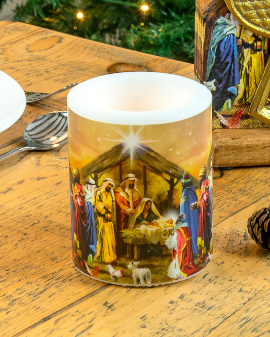 Nativity Candle