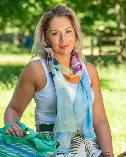 Eddie Askew Floral Scarf