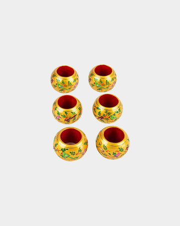 6 Tree of Life Napkin Rings