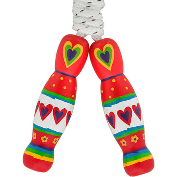 Red Heart Skipping Rope