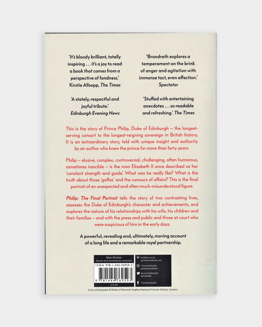 Philip, The Final Portrait book