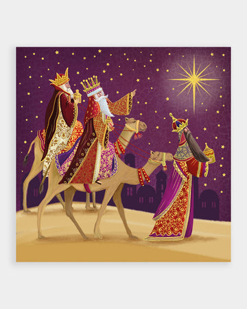 10 Gold, Frankincense & Myrrh Christmas Cards