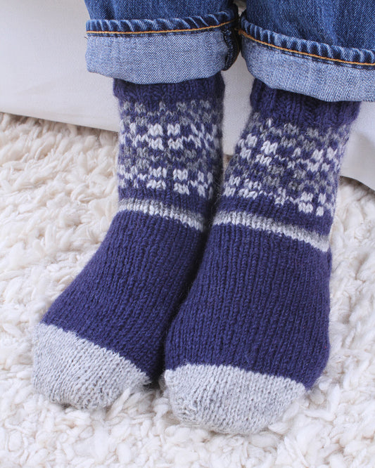 Mens Rosslare Sofa Socks Navy