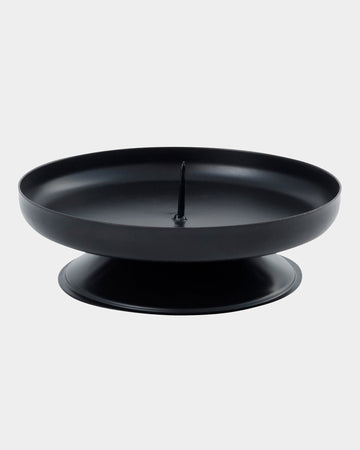 Black Pillar Candle Holder