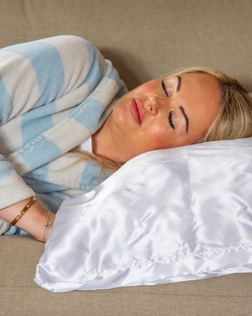 White Satin Pillowcase