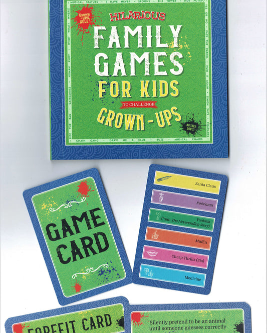 Hilarious Family Games for Kids to Challenge Grown Ups